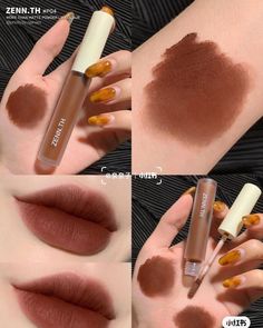 Korean Matte Lipstick, Korean Makeup Lipstick, Lipstick Ombre Korea, Korean Lipsticks Products Names, Lipstick Shade, Maybelline Makeup, Makeup Shades