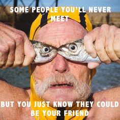 an older man holding up two fish in front of his eyes with caption that reads people on facebook bass groups be like let me get my weight gusing glasses on