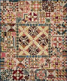 Farmer’s Market Sampler Quilts Patterns, Barbara Brackman Quilts, Traditional Quilt Patterns, Farmers Wife Quilt, Basket Quilts, Quilts Patterns, Laundry Basket Quilts, Medallion Quilt, Sampler Quilts