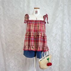 Strawberry Outfit Aesthetic, Shojo Outfits, Estilo Harajuku, Grunge Goth, Soft Grunge, Really Cute Outfits, Girly Outfits, Looks Style, Casual Style Outfits