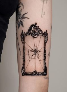 realistic mirror 3D Old Frame Tattoo, Cloche Tattoo, Victorian Window Tattoo, Vampire Aesthetic Tattoo, Ornate Mirror Tattoo, Handheld Mirror Tattoo, Nihilism Tattoo, Ornate Frame Tattoo