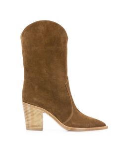 Gianvito Rossi Denver Suede Boot in Texas Pointed closed toe Pull-on style Suede upper Leather lining and sole Wooden heel Made in Italy Evening Jumpsuit, Wooden Heel, Women Men Shoes, Casual Blazer, Suede Boots, Vest Dress, Gianvito Rossi, Handbag Accessories, Denver