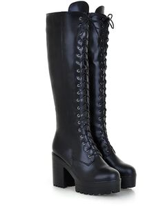 MIkal Women's Lace-up Platform Boots | Ultrasellershoes.com – Ultra Seller Shoes Elven Boots Women, Elven Boots, Anonymous Mask, Laced Boots, Outfit Polyvore, Knee Length Boots, Bowling Shoes, Brand Name Shoes, Leather Western Boots