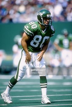 a football player standing on the field during a game