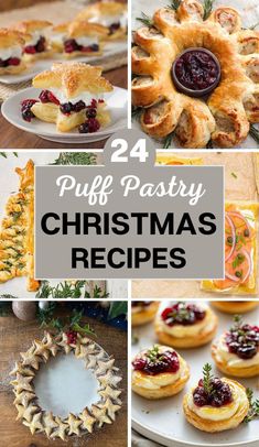 christmas puff pastry ideas Christmas Puff Pastry, Puff Pastry Appetizers Easy, Puff Pastry Ideas, Puff Pastry Christmas Tree, Pastry Christmas Tree, Puff Pastry Christmas, Recipes Using Puff Pastry, Puff Pastry Recipes Appetizers