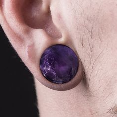 Introducing our exquisite Single Flared Plug Ear Tunnel adorned with beautiful Amethyst semi-precious stones, the epitome of natural elegance for stretched piercings. Crafted from natural Amethyst stone, each plug showcases the unique beauty and character of the raw material, ensuring no two pieces are exactly alike.Available in a range of gauges from 6 (4 MM) to 5/8" (16 MM), including popular sizes like 0 (8 MM), 00 (10 MM), and 1/2" (12 MM), these plugs cater to various stretching preferences Ear Tunnels, Ring Der O, Tunnels And Plugs, Beef Casserole, Lip Ring, Gauges Plugs, Semi Precious Stone, Enamel Bracelet, Unique Beauty