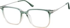 Stand out in just the right way in these chic square glasses. The glossy TR90 plastic eyeglasses features a chic oversized shape along with wire thin temple arms. This look is an excellent candidate for both glasses and sunglasses. | Zenni Oversized Square Prescription Eyeglasses Green Green Glasses Frames, Metal Glasses, Zenni Optical, Oval Face Shapes, Hidden Door, Square Glasses, Oval Faces, Prescription Eyeglasses, Eyeglasses For Women