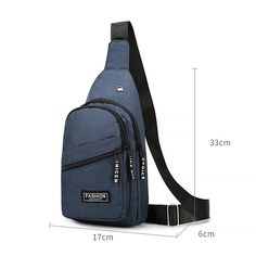 Hombre Bolso bandolera Bolsa de hombro Bolsa Bandolera Paño Oxford Exterior Diario Festivos Cremallera Gran Capacidad Ligero Duradero Color sólido Negro Azul Piscina Gris 2024 - $13.49 Mens Crossbody Bag, Shoulder Backpack, Men's Bags, Blue Canvas, Chest Bag, Online Bags, Casual Bags, Sling Bag, Zipper Pocket