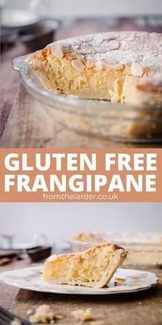 this gluten free frangipane is an easy and delicious dessert that's ready to be eaten