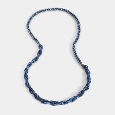 Celia Necklace - Navy Final Sale, Gorgeous Glass, How To Make Beads, Must Haves, Glass Beads, Navy, In This Moment, Beads