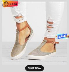 Summer Sandals Round Toe Shoes with Adjustable Buckle Mode Tips, Buckled Flats, Round Toe Shoes, Cute Sneakers, Buckle Shoes, Casual Heels, Buckle Sandals, Toe Sandals, Toe Shoes