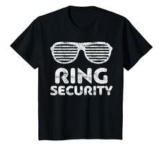 ring security t - shirt with sunglasses on it