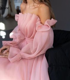 Women Long Dress Ladies Casual Puff Sleeve · Shop Zola · Online Store Powered by Storenvy Khy Clothing, Off Shoulder Prom Dresses, Ankle Length Prom Dress, Robes Glamour, Trend Outfit, Outfit Autumn, Outfit Party, Prom Dress Stores, Homecoming Dresses Long