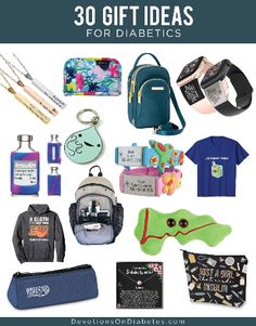 Huge collection of 30 diabetic gift ideas here. No matter who you're buying for or the occasion, you'll find something they'll love! This gift idea list is complete with travel bags, clothing, medical IDs, pump accessories, and more! If you are looking for presents for a diabetic friend or family member with diabetes, then this perfect gift list is your ultimate guide! Insulin Pump Belt, Gift Idea List, Best Weekend Trips, Essential Oils For Pregnancy, Insulin Pump, Big Gifts, 30 Gifts