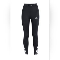 Adidas Women Originals Tf 3s Tight Leggings 85% Recycled Polyester, 15% Elastane Synthetic Jersey, Brand Logo, High Waisted, Solid Color With Print, Slim-Leg Pants, Elasticized, Single Pocket, Lifestyle, Stretch Size : L #Lot3 Slim Leg Pants, Adidas Pants, Slim Leg, Slim Legs, Tight Leggings, Black Adidas, Colorful Leggings, Adidas Women, Leg Pants