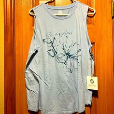 New With Tags Light Blue Tank Top Beachly Brand Blue Tops For Loungewear During Beach Season, Light Blue Tank Top, Blue Tank Top, Color Blue, Light Blue, Tank Top, Womens Tops, Tank Tops, Tags