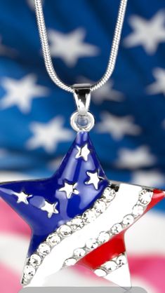 Celebrate your love for your country with our patriotic jewelry set! Made of high-quality alloy, this set includes a necklace and earrings that will add a touch of national pride to any outfit. Show your patriotism with style and grace. Enjoy fast shipping, local delivery or come visit us at MI Creator’s Cove located in Birchwood Mall Fort Gratiot, Michigan. We would love to meet you. Patriotic American Flag Jewelry For Independence Day, Silver Jewelry Gift For 4th Of July, Silver Jewelry For 4th Of July Gift, Patriotic American Flag Jewelry Gift, Patriotic Nickel-free Jewelry For 4th Of July, American Flag Jewelry For Independence Day Gift, Patriotic American Flag Jewelry For 4th Of July, Patriotic Blue Star Jewelry, Patriotic Blue Star-shaped Jewelry