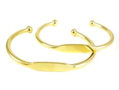 You will receive a gold plated on raw brass engraving cuff bracelet, please choose quantity as you add this to your cart. These are a 1 size fits all bracelet, which means you can adjust the size by bending it. The circumference of these bracelets measure approximately 62mm wide X 47mm tall. The engraving part measures 7mm X 28mm (widest point). You can stamp on these, hand engrave them, or glue stuff to them for your designs. The wire part of the bracelet measures 3mm in diameter. Check out the Engraved Cuff, Hand Engraving, Raw Brass, Cuff Bracelet, Natural Stones, Cuff Bracelets, Gold Bracelet, Gold Plate, Jewelry Bracelets