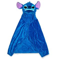 a blue robe with ears and eyes on it