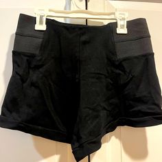 Black Shorts With Elastic Waist Band. Cute For A Day Out Or Night On The Town. Never Worn, Perfect Condition. Black Bottoms With Wide Waistband For Night Out, Casual Black Shorts With Wide Waistband, Black Cotton Shorts For Night Out, Night On The Town, Days Out, Waist Band, Black Shorts, Elastic Waist, Womens Shorts