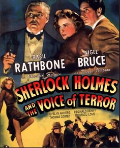 a poster for the movie's theatrical starring, sherlock and the voice of error