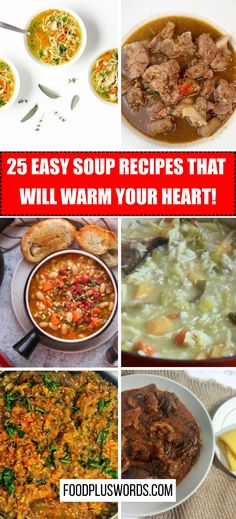 25 easy soup recipes that will warm your heart