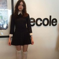 Charlotte Kemp, Kemp Muhl, Funky Outfits, Knee High Socks, Jeans Boyfriend, Favorite Dress, Fashion Killa, Aesthetic Fashion, High Socks