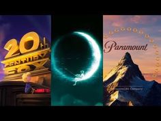 four different movie titles with the words 20th century fox and an image of a crescent