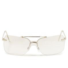 Kelly & Katie-Gravity Shield Rectangular Sunglasses Look sleek and stylish in the Gravity Shield rectangular sunglasses from Kelly & Katie. This pair features a sophisticated design and a frameless silhouette for a minimalistic touch. Rectangular Sunglasses, Gold Sunglasses, Sophisticated Design, Gravity, Sleek, Sunglasses, Polyvore, Gold, Free Shipping