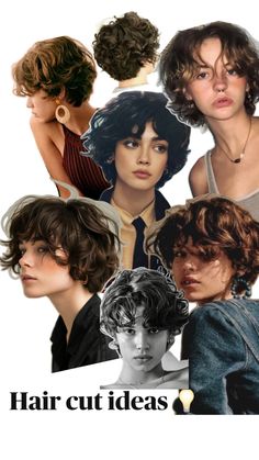 Short Curly 90s Hair, Bixie 90s Haircut Curly, 90s Hairstyles Short, 90s Haircuts, Bob Haircut Curly, Haircut Short, 90s Hairstyles