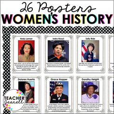 an image of women's history poster