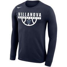 Your favorite squad is ready to make a statement on the court, and it can count on Villanova Wildcats nation being in its corner all season long. This Nike Basketball Drop Legend T-shirt is the perfect way to show your school pride as the Villanova Wildcats take on the best in the country. It features bold graphics of the program's logo and name across the chest, leaving no doubt in anyone's mind that you're a die-hard fan. Meanwhile, this lightweight tee's Dri-FIT technology wicks away moisture Tar Heels Basketball, Villanova Basketball, Tarheels Basketball, Wildcats Basketball, Nike Crew Neck, North Carolina Tar Heels, Tar Heels, Nike Basketball, Jordans For Men