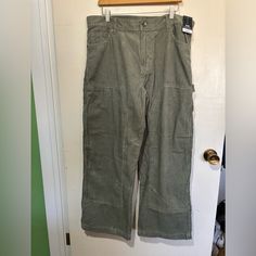 New With Tags Carpenter Pants Waist 36 Length 31 Corduroys Green Utility Pants, Carpenter Pants, Pants Color, Mens Pants, Man Shop, Tags, Customer Support, Fast Delivery, Pants