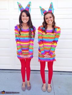 Pinatas - Creative DIY Halloween Costumes Diy Teen Halloween Costumes, Teen Halloween, Homemade Halloween Costumes, Hallowen Costume, Diy Kostüm, Costumes For Teens