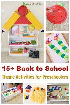 the back to school theme activities for preschoolers