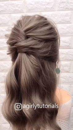 Wedding Hairstyles Tutorial, Hair Upstyles, Step By Step Hairstyles, Hair Braid Videos, Braid Hair, Braids Hair, Bun Hairstyles For Long Hair