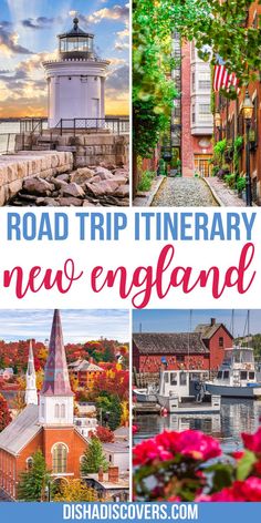 the road trip itinerary in new england