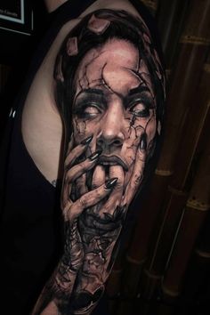 Jayden Tattoo, Tattoo Designs Men Forearm, Creative Sleeves, Satanic Tattoo Design, Satanic Tattoo, Tattoo Ideas For Female, Underarm Tattoo, Satanic Tattoos, Full Hand Tattoo