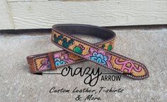 Tooled Leather Belts Cactus, Belt Crafts, Tooled Belts, Leather Belt Crafts, Belt Ideas, Tooled Belt, 12 Birthday, Custom Leather Belts, Cowgirl Belts