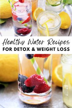 Stay hydrated and healthy with these easy detox water recipes! Designed to burn fat, boost your metabolism, and help you achieve a flat tummy and glowing skin. A delicious way to cleanse! detox water recipes, detox water recipes flat tummy, detox water recipes for clearer skin, metabolism, fat burning, apple detox water recipes, infused water recipes detox flat belly Healthy Water Recipes, Cleanse Detox, Infused Water Recipes