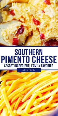 southern pimentoo cheese recipe with text overlay