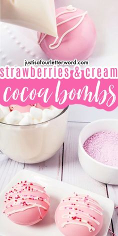 Diy Hot Cocoa, Hot Chocolate Cocoa, Hot Chocolate Drinks, Strawberry Flavor