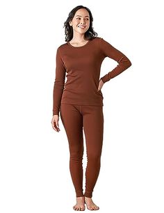 LAPASA Womens 100% Merino Wool Base Layer Set Lightweight & Midweight Thermal Underwear Long John Top & Bottom Warm L58/L91