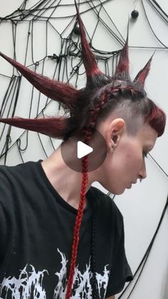 KATIE DEE on Instagram: "not my best spikes but they held up for like two days🗽🖤  using the @got2busa hairspray and gel as always.   #libertyspikes #spikes #hair #hairtutorial #libertyspikemohawk" Liberty Spikes Girl, Mohawk Spikes, Spiked Hairstyles, Spikes Hair, Hair Spikes, Liberty Spikes, Spikey Short Hair, John Murphy, Short Spiked Hair