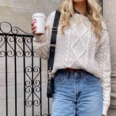 Rory's White Sweater, White Rory Gilmore Sweater, Rory Gilmore Cable Knit Sweater, The Rory Sweater, Rory Gilmore Sweater, Rory Gilmore Sweater Aesthetic, Cable Knit Sweater Womens, White Crewneck, Star Sweater