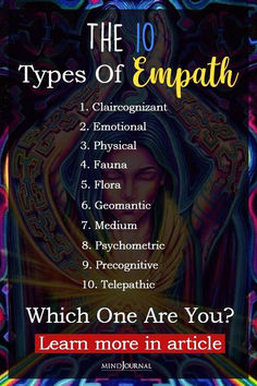 Dec 10, 2022 - The 10 Types Of Empath: Which One Are You? Empathic Quotes, Empath Quiz, Empath Types, Clairvoyant Psychic Abilities, Body Pressure Points, Psychic Empath, Star Seed