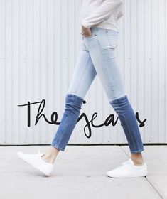 2 Tone Jeans, Jeans Recycling, How To Wear Jeans, All Jeans, Cooler Look, Inspiration Mode