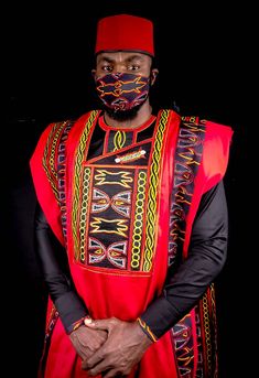 Amazing 5 piece toghu agbada. Comes Trouser, shirt, agbada, hat and face mask. Best you will ever see. Ankara Agbada Styles Men, Traditional Long Sleeve Ankara Sets, Traditional Ankara Fabric Sets With Long Sleeves, Traditional Agbada In Ankara Fabric, Fitted Ankara Fabric Agbada In Traditional Style, Fitted Traditional Ankara Fabric Agbada, Fitted Traditional Agbada In Ankara Fabric, African Fashion For Men, Agbada For Men