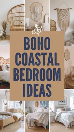 23 Essential Tips for Coastal Boho Bedroom Decor Coastal Boho Bedroom, Boho Coastal Bedroom, Tufted Bedding, Shabby Chic Embroidery, Blue Bathroom Walls, Comforter Sets Boho, Navy Blue Walls, Beach Canvas Wall Art, Coastal Boho