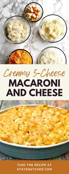 the recipe for creamy 5 cheese macaroni and cheese